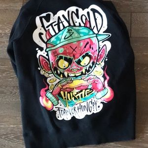 STAY COLD HUSTLE EVERYDAY HOODIE SIZE LARGE